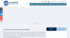 Desktop Screenshot of cambasmakina.com