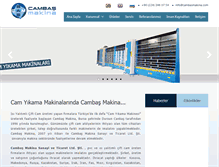 Tablet Screenshot of cambasmakina.com